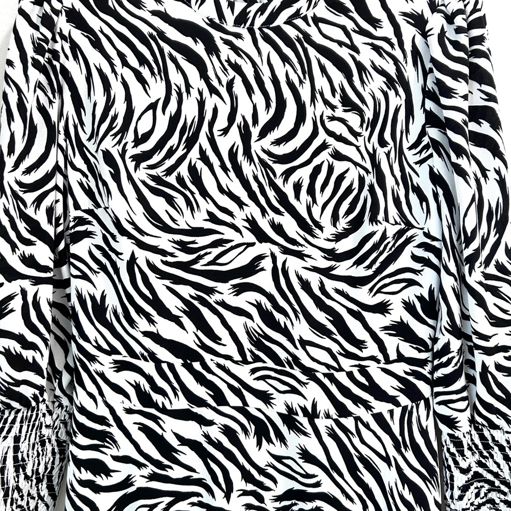 Black and White Zebra Print Dress NWOT - Picture 10 of 10
